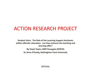 Enhancing Offender Education: Learning Support Assistants in Focus