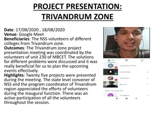 Volunteer Initiatives in Trivandrum Zone: Events and Impact