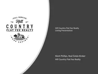 Hill Country Flat Fee Realty Listing Presentation by Mark Phillips