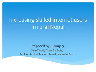 Strategies to Increase Skilled Internet Users in Rural Nepal
