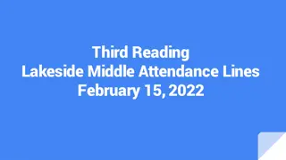 Middle School Attendance Lines Adjustment - February 15, 2022