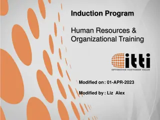 ITTI Human Resources Induction Program & Organizational Training