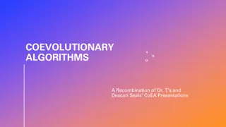 Understanding Coevolutionary Algorithms and Their Applications