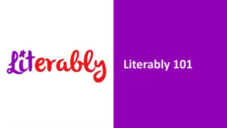 Literably 101 Training: Setup, Assessment, and Re-assessment