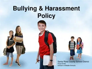 Santa Rosa County School District Bullying and Harassment Policy Overview