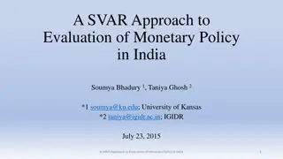 Evaluation of Monetary Policy in India: SVAR Approach