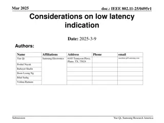 Enhancing Low Latency Indication in IEEE 802.11 Networks