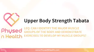 Develop Upper Body Strength with Tabata Exercises