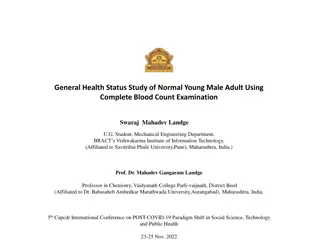 Insight into White Blood Cells and Health Status Study