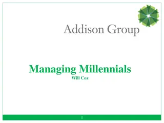 Managing Millennials in the Modern Workforce