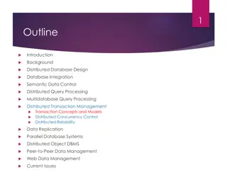 Distributed Database Management Systems: Concepts and Examples