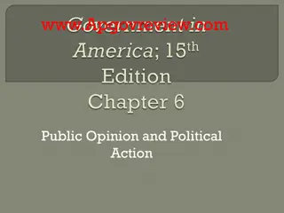 Understanding Public Opinion, Immigration, and Political Socialization in America