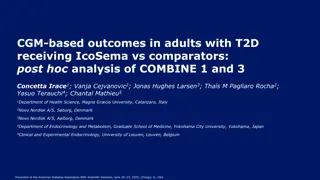 CGM-based Outcomes in Adults with T2D Receiving IcoSema vs Comparators: Post-hoc Analysis