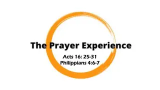 Daily Prayer Discipline and the Power of Praise