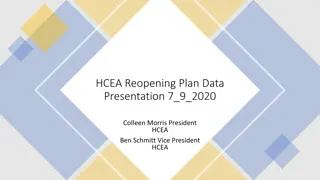 HCEA Reopening Committee Feedback and Challenges for 2020-2021 School Year