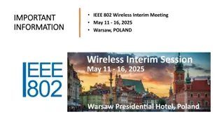 IEEE 802 Wireless Interim Meeting Warsaw 2025