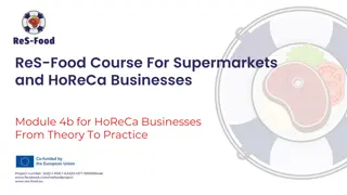 Practical Strategies for Minimizing Food Waste in HoReCa Businesses