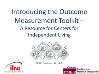 Outcome Measurement Toolkit for Centers for Independent Living