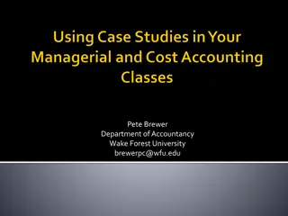 Effective Strategies for Teaching Accounting Cases
