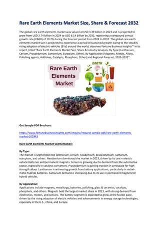 Rare Earth Elements Market Size, Share & Forecast 2032