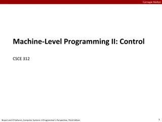 Understanding Carnegie Mellon Control and Processor State