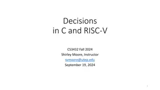 RISC-V Assembly Examples and Translations