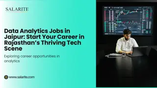 Data Analytics Jobs in Jaipur Start Your Career in Rajasthan’s Thriving Tech Scene