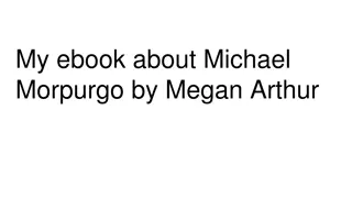 Michael Morpurgo: A Literary Journey