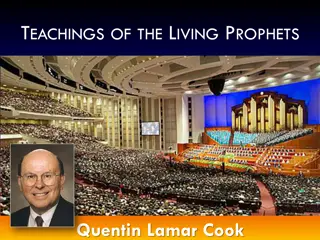 Quentin L. Cook - Living Prophets' Teachings