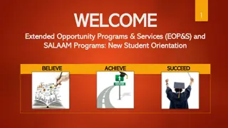 Opportunity Programs & Services: Supporting Student Success