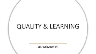 Influencing Quality Education Elements