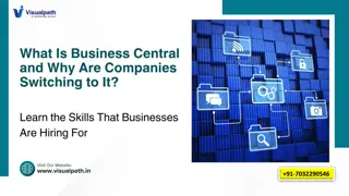 Business Central Training Courses  Online Training Course