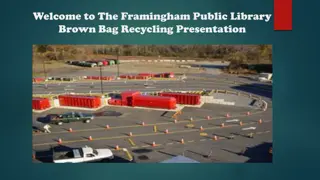 Exciting Recycling Presentation at Framingham Public Library