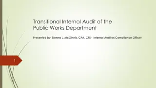 Overview of Public Works Department Audit Process