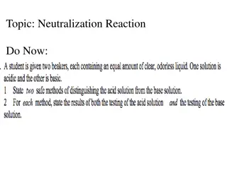 Understanding Neutralization Reactions