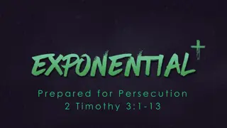 Prepare for Persecution and Rejoice in Suffering with Christ