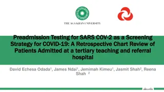 Retrospective Analysis of Preadmission Testing for COVID-19