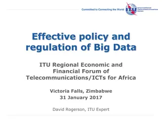 Understanding Big Data: Policy, Regulation, and Implications