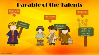 Parable of the Talents and Discipleship