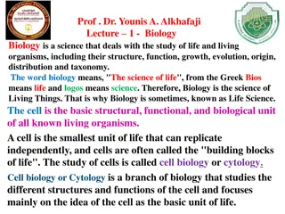 Exploring the Biology of Cells