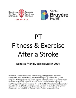 Fitness and Exercise Tips After a Stroke
