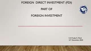 Understanding Foreign Direct Investment (FDI) Regulations