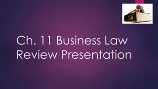 Business Law Review Presentation Insights