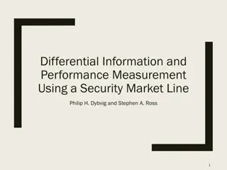 Performance Measurement Using Security Market Line