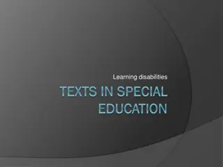 Understanding Learning Disabilities