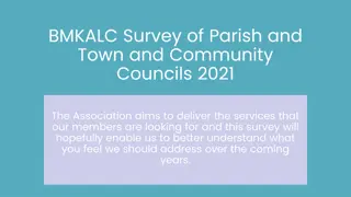 Survey of Parish, Town, and Community Councils 2021