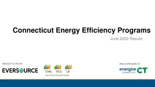 Connecticut Energy Efficiency Programs June 2022 Results