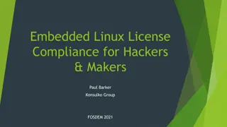 Linux License Compliance Guidelines