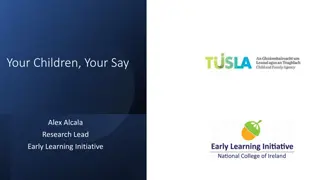 Early Learning Initiative Research on Meitheal Plans in Dublin Mid Leinster Area