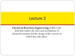 Chemical Reaction Engineering Fundamentals